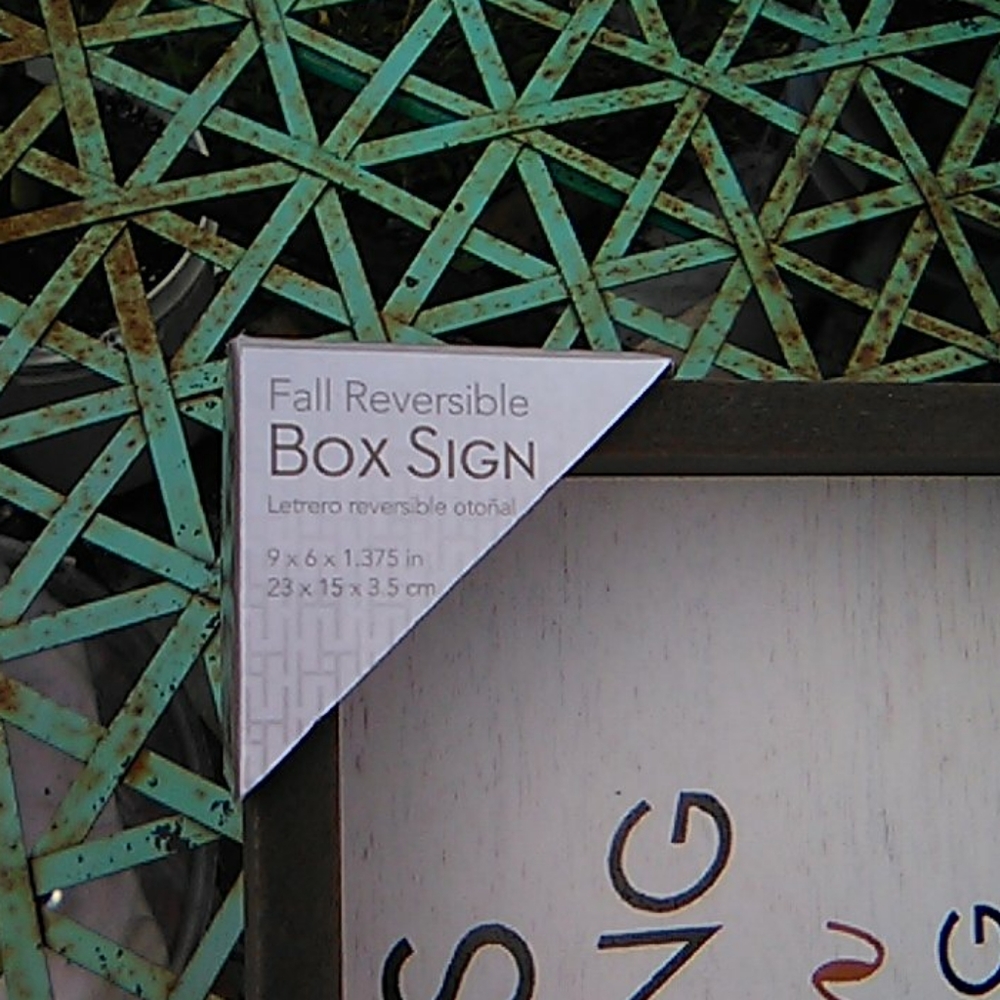 New Fall Reversible Box Sign (Give Thanks) - Picture 4 of 9
